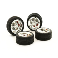 DDA STREET FIGHTER TORQUE THRUST WHEEL AND TYRE SET 1/18 SCALE MODEL ACCESSORIES