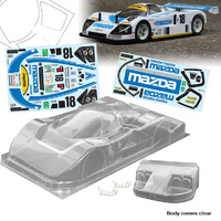 BODYWORX N100-1 MAZDA 787B WITH WING 195MM 1/10 BODY SHELL