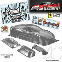 BODYWORX N110 FERRARI F40 190MM 1/10 BODY SHELL