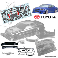 BODYWORX BWX-N121 BODY MARK II CHASER 1/10 DRIFT BODY CLEAR 195MM