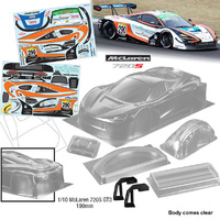 BODYWORX N124 MCLAREN 720S GT3 190MM 1/10 BODY SHELL