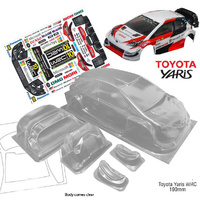 BODYWORX N144 YARIS WRC 190MM 1/10 BODY SHELL