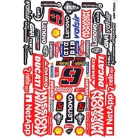 BODYWORX BWX-ST025 MOTOGP LENOVO DUCATI STICKERS