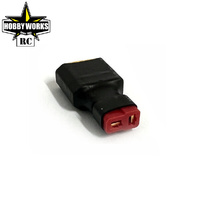 HOBBY WORKS RC XT90 MALE TO DEANS FEMALE ONEPLUG NO WIRE
